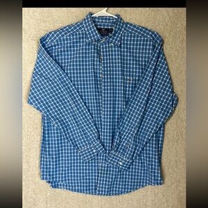 Vineyard Vines Blue and White Casual Button Down Shirt NWOT